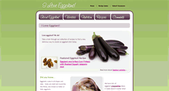 Desktop Screenshot of iloveeggplant.com